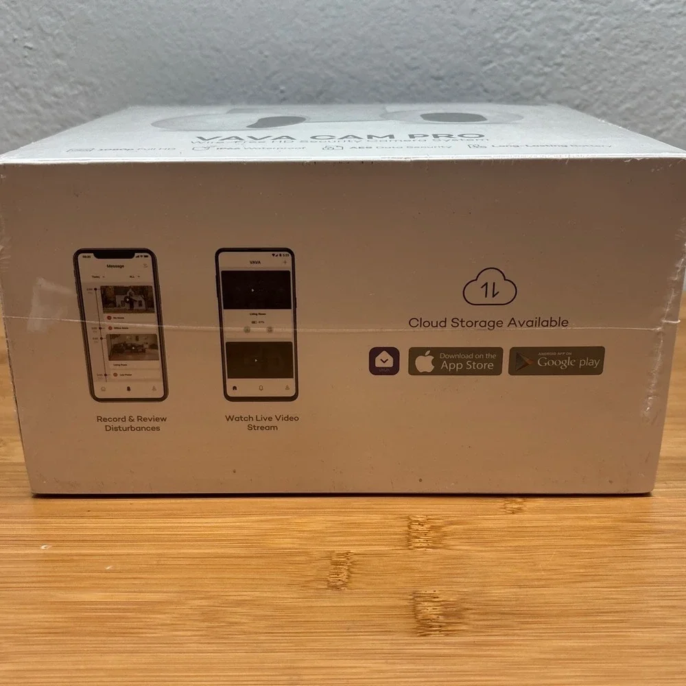 VAVA VA-HS003 CAM PRO 1080 WIRE-FREE HD SECURITY CAMERA SYSTEM- New Still Sealed